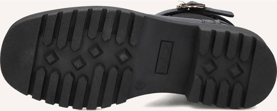 BLASZ Enkelboots Dames Monk-28 Leer Zwart - Foto 3