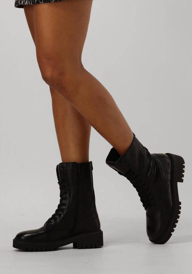 BLASZ Veterboots Dames P7337 Leer Zwart - Foto 2
