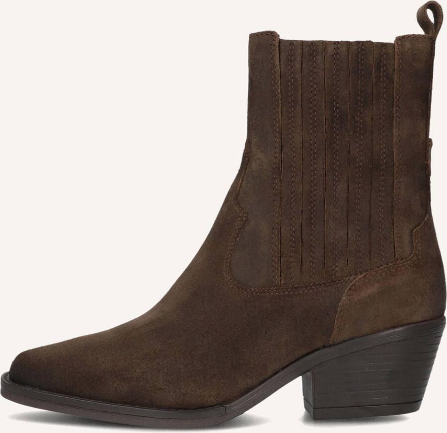 BLASZ Lexx-04 Enkellaarsjes Enkelboots met rits Dames Bruin - Foto 5