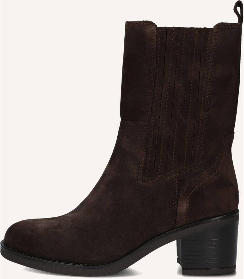 BLASZ Lina-45 Enkellaarsjes Enkelboots met rits Dames Bruin - Foto 6