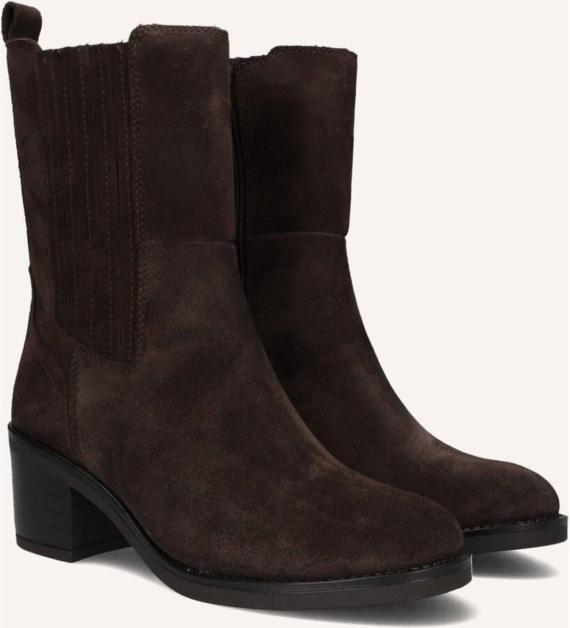 BLASZ Lina-45 Enkellaarsjes Enkelboots met rits Dames Bruin - Foto 4