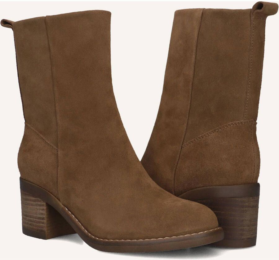 BLASZ Shn2581-09 Enkellaarsjes Enkelboots met rits Dames Bruin - Foto 3