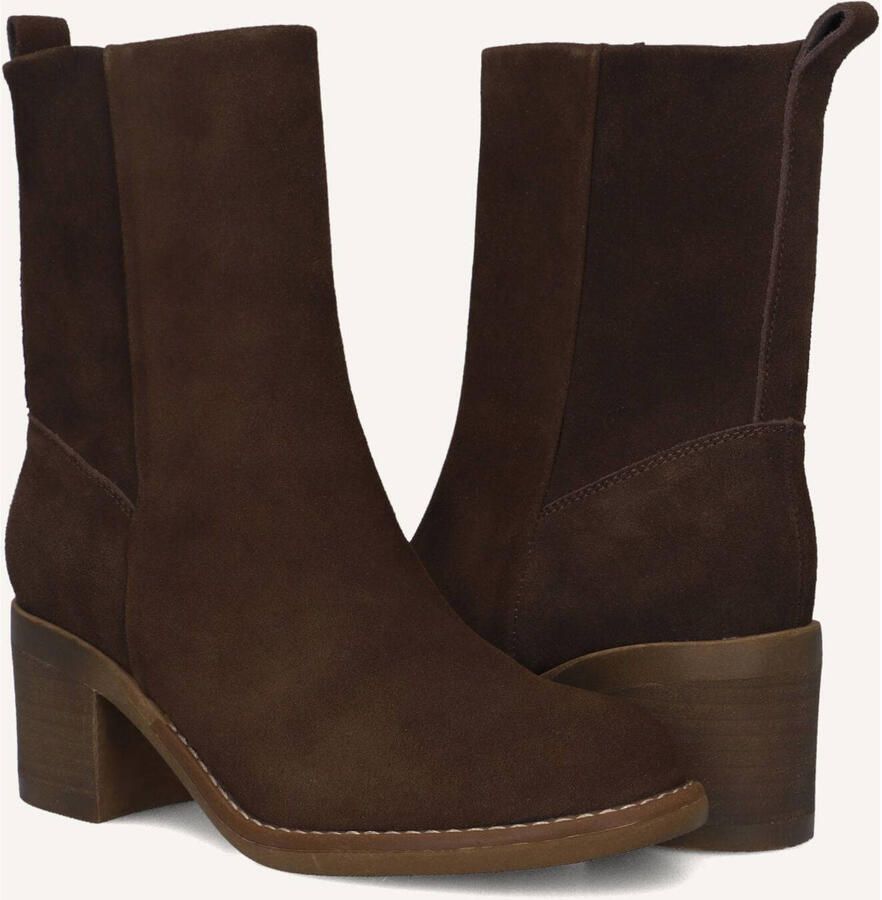 BLASZ Shn2581-09 Enkellaarsjes Enkelboots met rits Dames Bruin - Foto 5