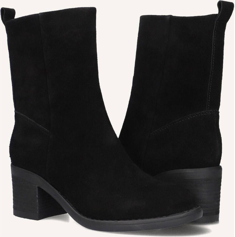 BLASZ Shn2581-09 Enkellaarsjes Enkelboots met rits Dames Zwart - Foto 3