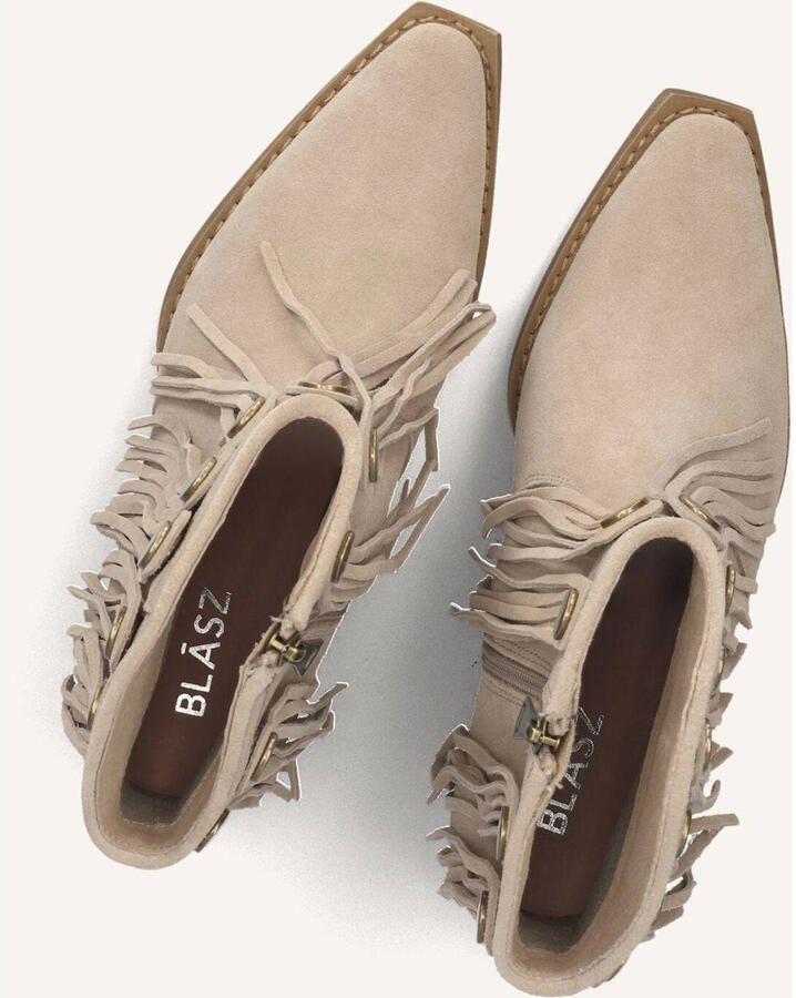BLASZ Shn3a231-12 Enkellaarsjes Enkelboots met rits Dames Beige - Foto 6