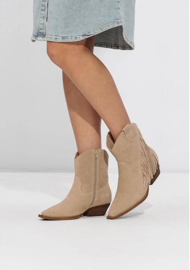 BLASZ Shn3a231-38 Enkellaarsjes Enkelboots met rits Dames Beige - Foto 5