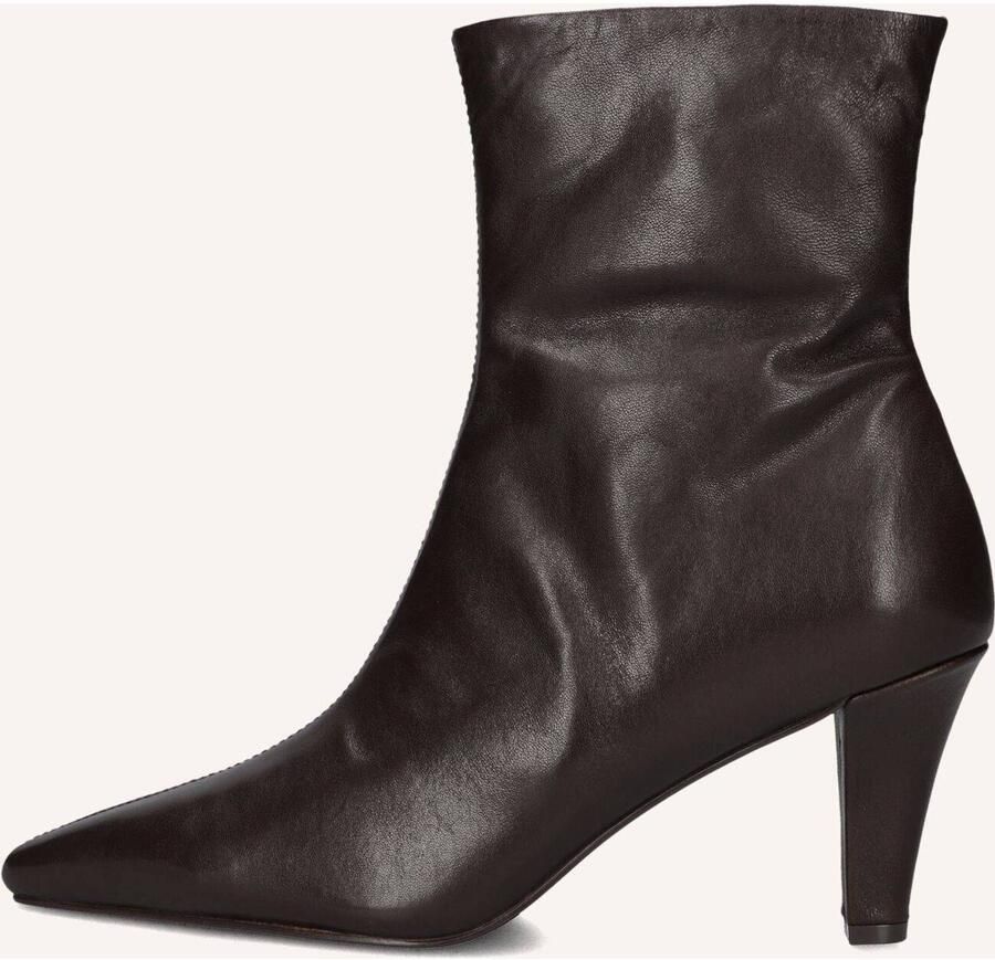 BLASZ Yr4661 Enkellaarsjes Enkelboots met rits Dames Bruin - Foto 5