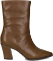 BLASZ Yrn130 Enkellaarsjes Enkelboots met rits Dames Cognac - Cognac
