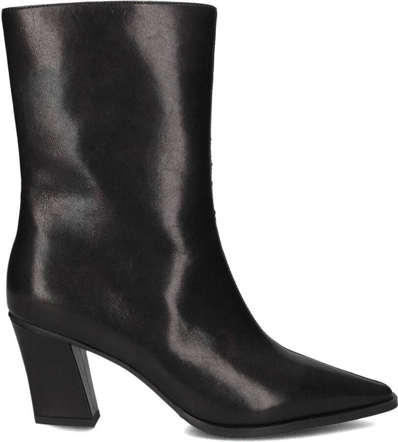 BLASZ Yrn130 Enkellaarsjes Enkelboots met rits Dames Zwart