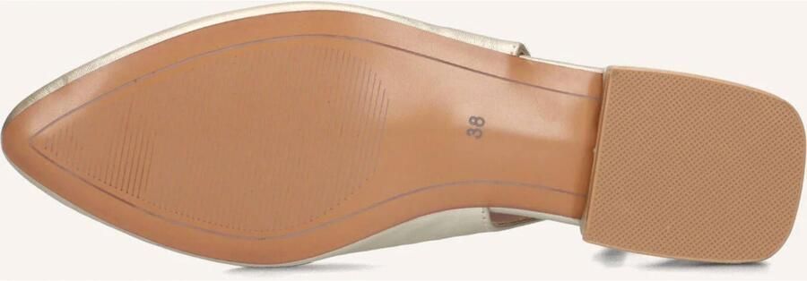 BLASZ Slingbacks Dames 15593-04 Maat: 38 Materiaal: Leatherlook Kleur: Goudkleurig - Foto 3