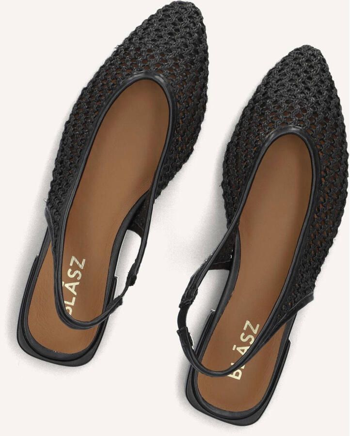 BLASZ Slingbacks Dames 15593-04 Maat: 37 Materiaal: Leatherlook Kleur: Zwart - Foto 3