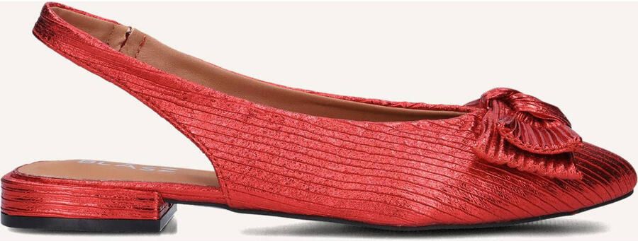 BLASZ Slingbacks Dames L15593 Maat: 39 Materiaal: Textiel Kleur: Rood - Foto 2
