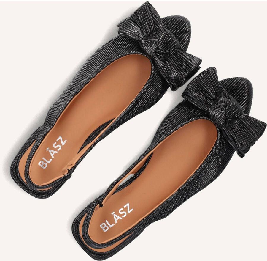 BLASZ Slingbacks Dames L15593 Maat: 36 Materiaal: Textiel Kleur: Zwart - Foto 3