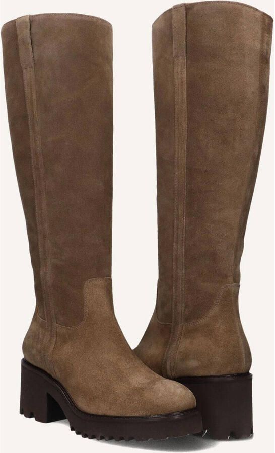 BLASZ Hoge Laarzen Dames Evs-5014 Suède Taupe - Foto 3