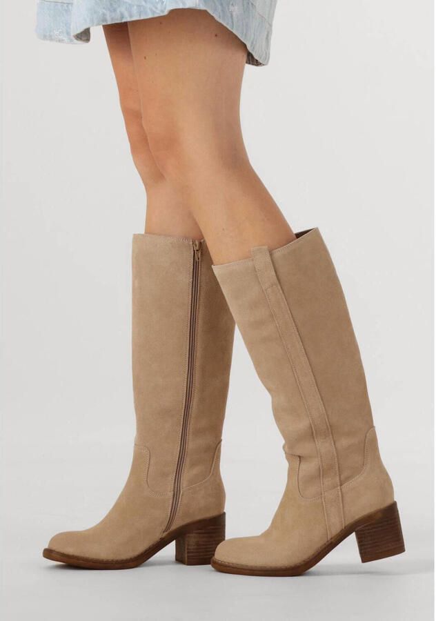 BLASZ Shn2581-07 Laarzen Suède Dames Beige