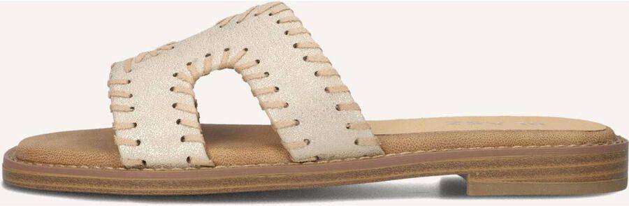 BLASZ Slippers Dames 0657-03 Leatherlook Goudkleurig - Foto 6