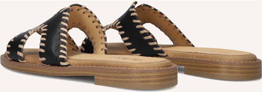 BLASZ Slippers Dames 0657-03 Leatherlook Zwart - Foto 2
