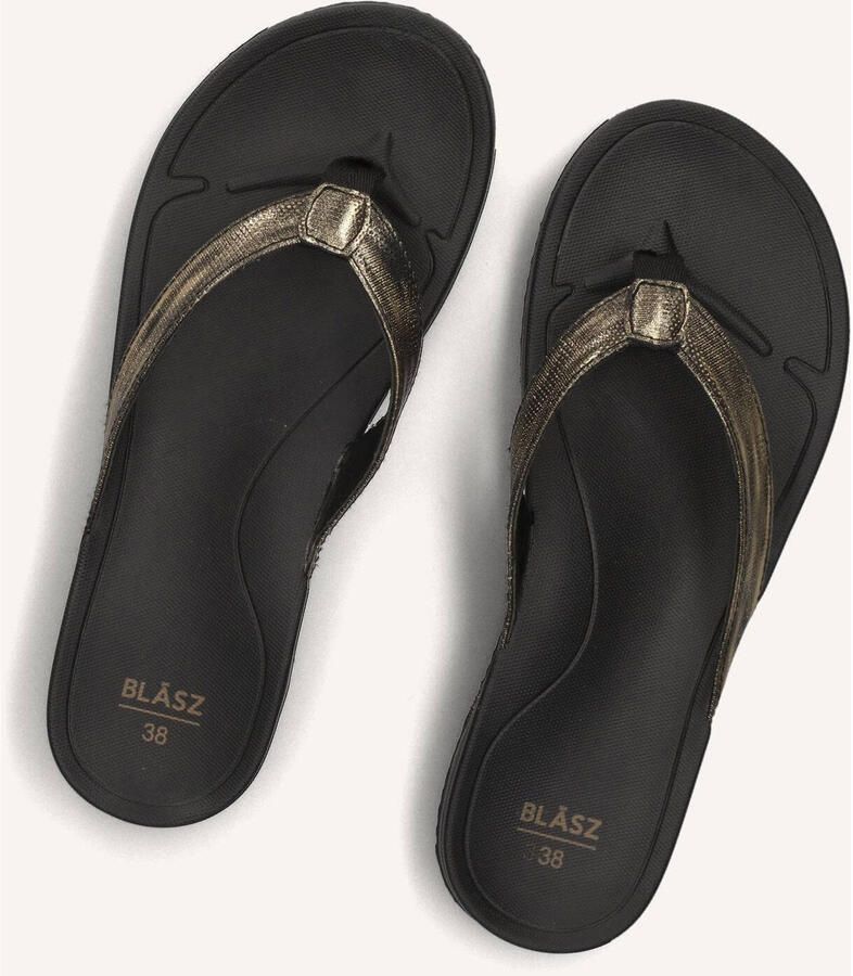 BLASZ Teenslippers Dames Bella 2402 Rubber Goudkleurig - Foto 5