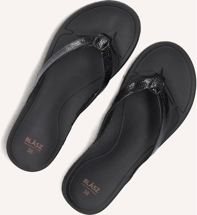 BLASZ Teenslippers Dames Bella 2402 Rubber Zwart - Foto 5