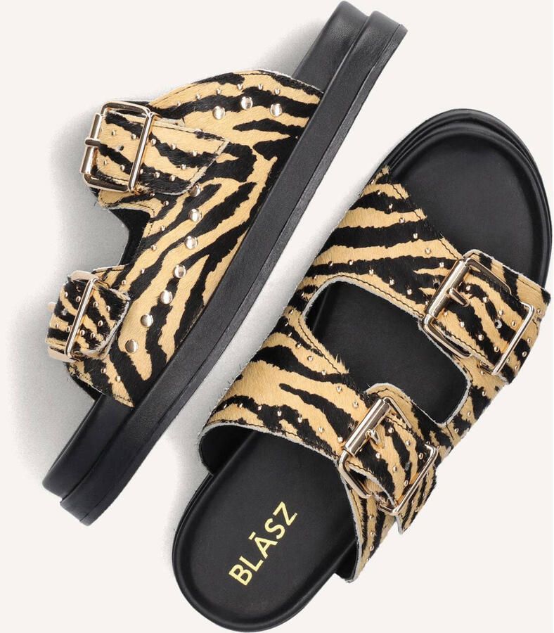 Blasz Stijlvolle Slippers met Zebraprint - Foto 3