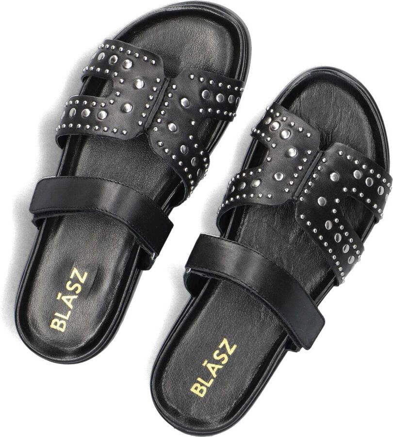 BLASZ Slippers Dames Mag-74 Leer Zwart - Foto 3