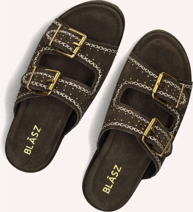 BLASZ Magi Slippers Dames Taupe - Foto 6