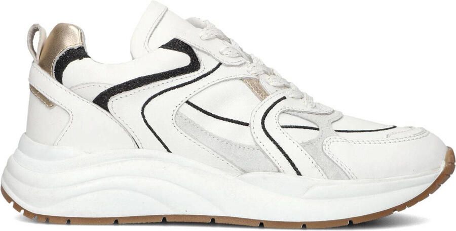 BLASZ Lage Sneakers Dames Charu-11 Leer Wit