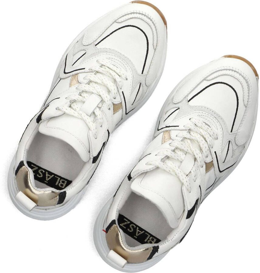 BLASZ Lage Sneakers Dames Charu-11 Leer Wit - Foto 2