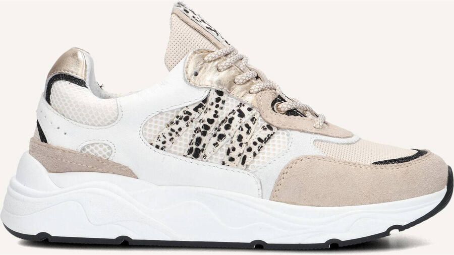 BLASZ Lage Sneakers Dames Cirop-01 Suède Beige