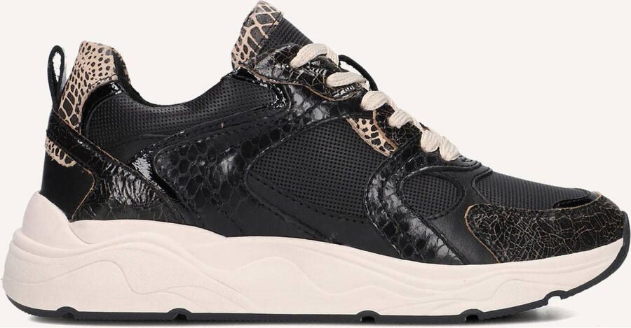 BLASZ Cirop-07 Sneakers Dames Leren Sneaker Zwart