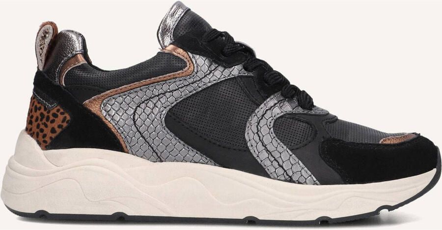 BLASZ Cirop-07 Sneakers Dames Leren Sneaker Zwart