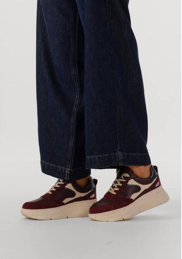 BLASZ Jana-09 Sneakers Dames Leren Sneaker Rood