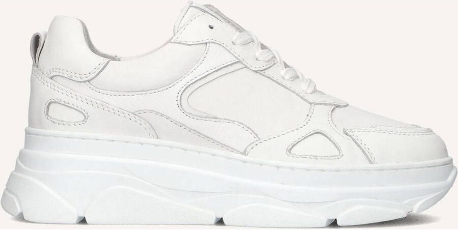 BLASZ Lage Sneakers Dames Jana-09 Leer Wit