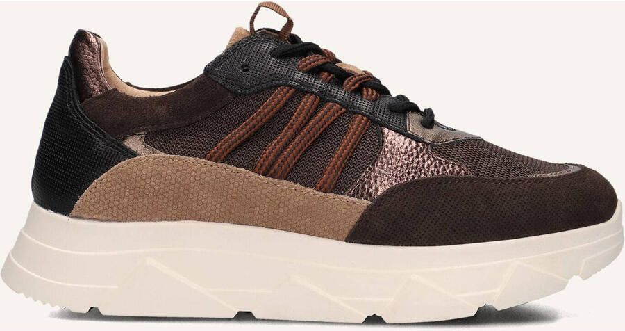 Blasz Bruine Chunky Sole Sneakers voor dames