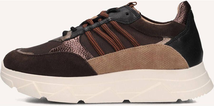 Blasz Bruine Chunky Sole Sneakers voor dames - Foto 3