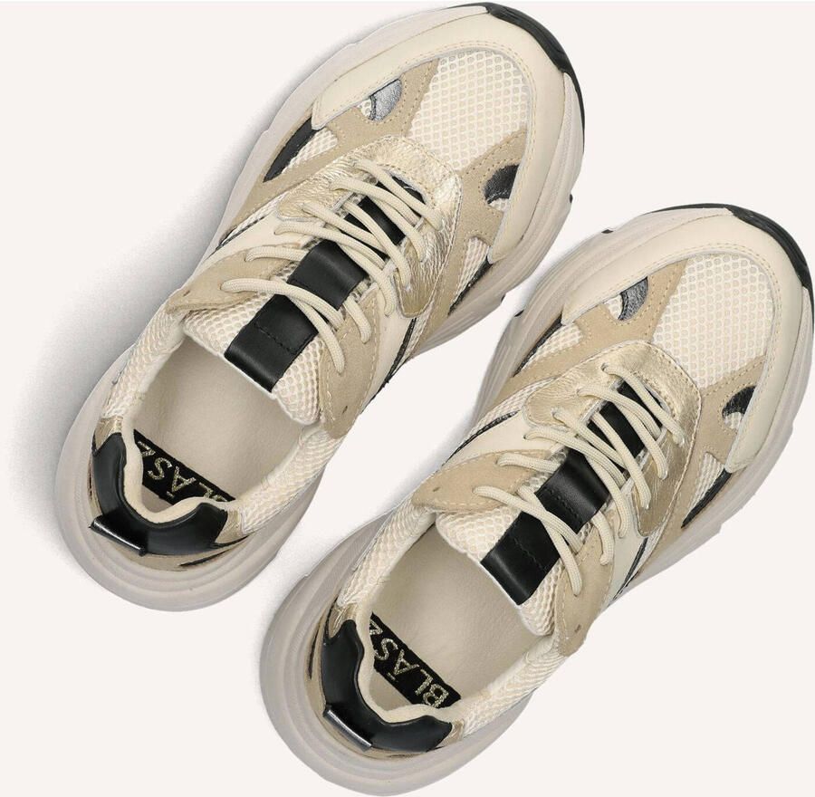 BLASZ Lage Sneakers Dames Tokio-08 Canvas Beige - Foto 2