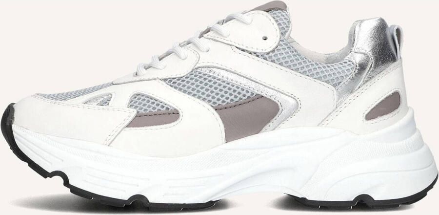 BLASZ Lage Sneakers Dames Tokio-08 Leer Wit