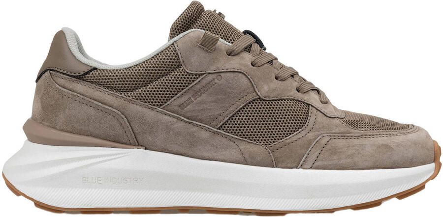 Blue Industry taupe suède heren sneakers Blue Jogger