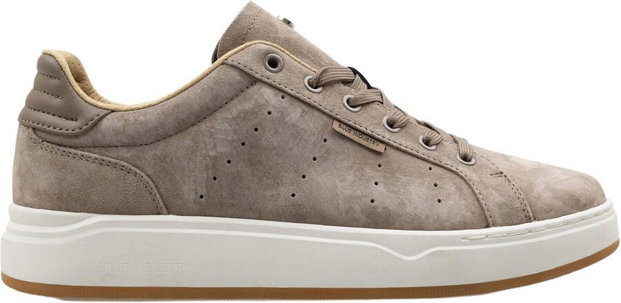 Blue Industry taupe nubuck heren sneakers Ease Court