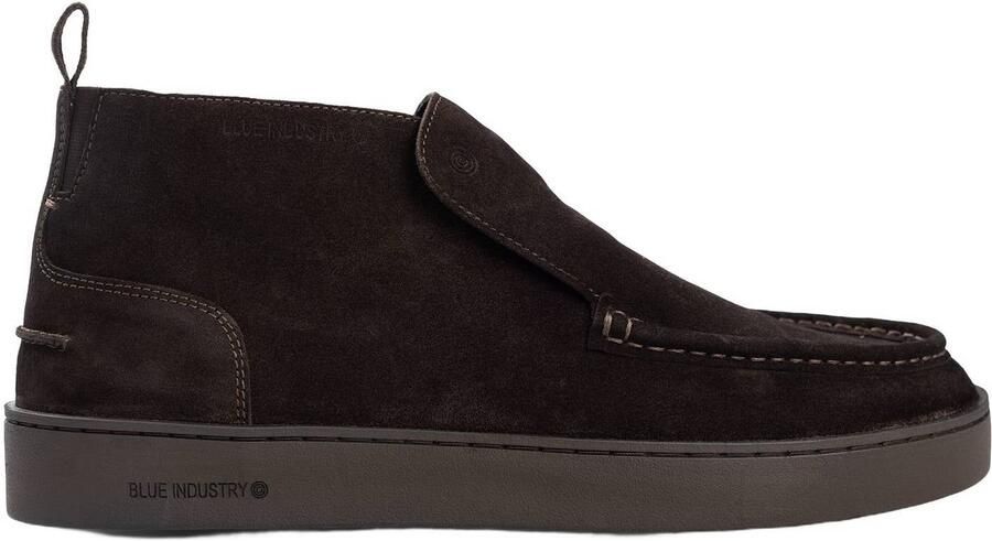 Blue Industry Haven Boot suède enkelboots donkerbruin