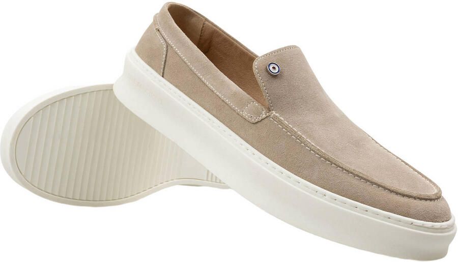 Blue Industry suède loafers beige - Foto 3