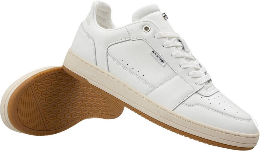 Blue Industry Sunday Cup leren sneakers wit - Foto 2