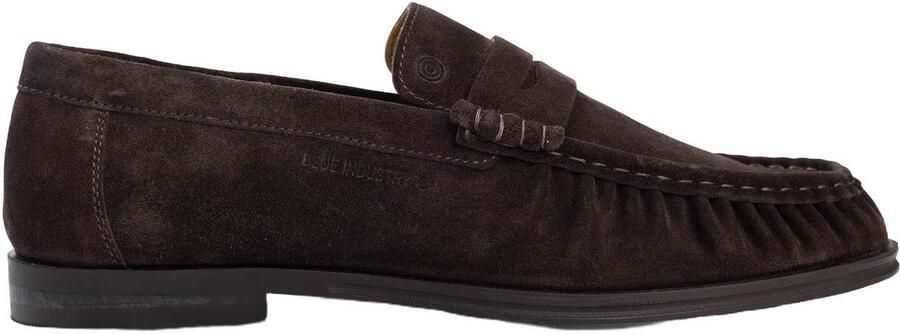 Blue Industry Tide suède loafers bruin