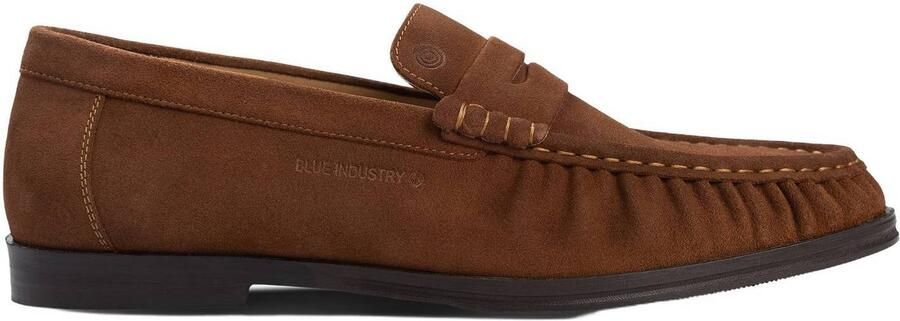 Blue Industry Tide suède loafers cognac