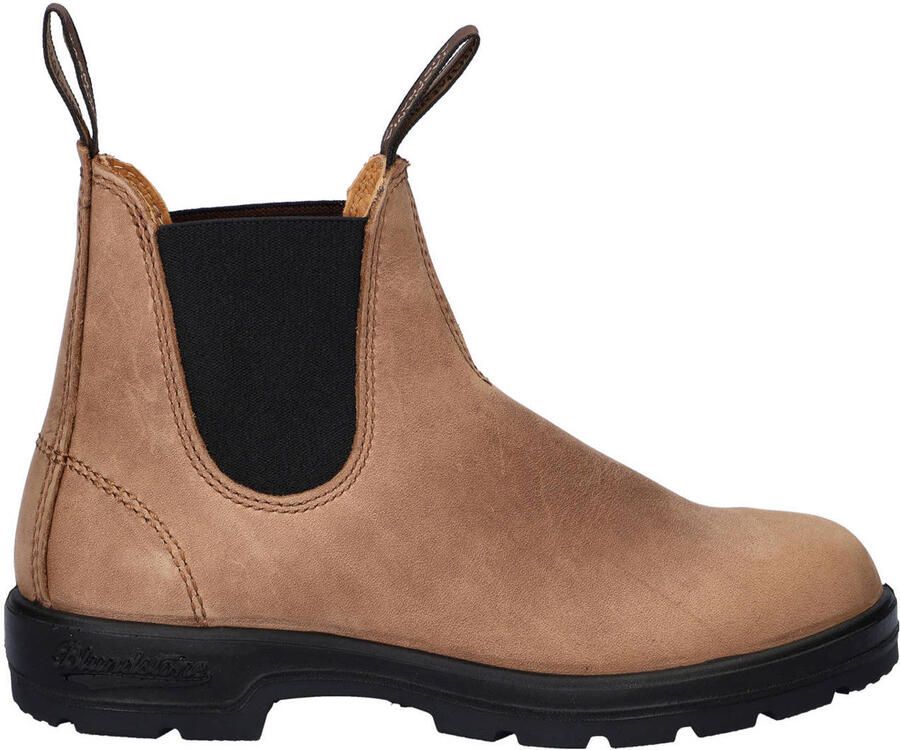 BLUNDSTONE 563 suède chelsea boots cognac