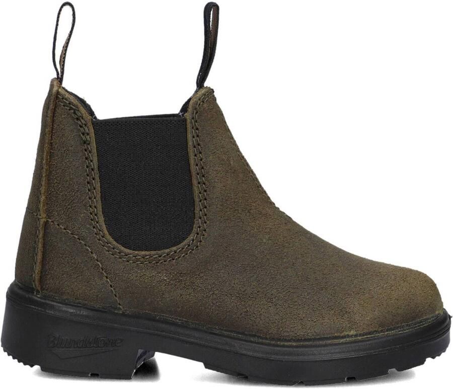 Blundstone Kid's #2496 Waxed Suede Hoge schoenen zwart