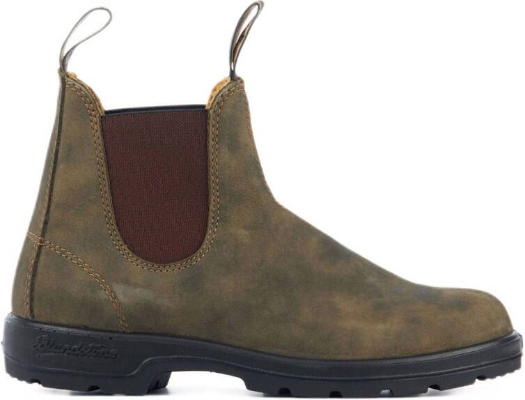 BLUNDSTONE Classic Rustic 585 nubuck chelsea boots bruin