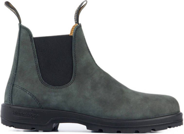 BLUNDSTONE Classic Rustic nubuck chelsea boots antraciet