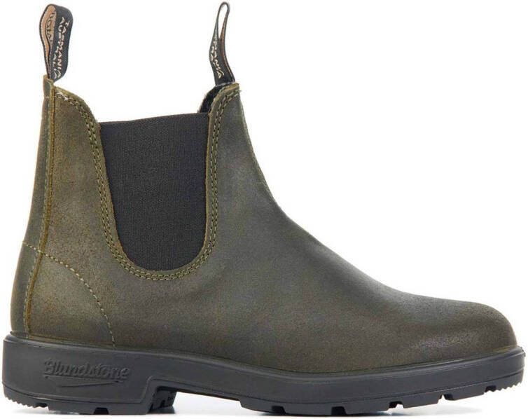 Blundstone Vrouwen Canvas Chelsea boots Laarzen Damesschoenen Original suede Groen