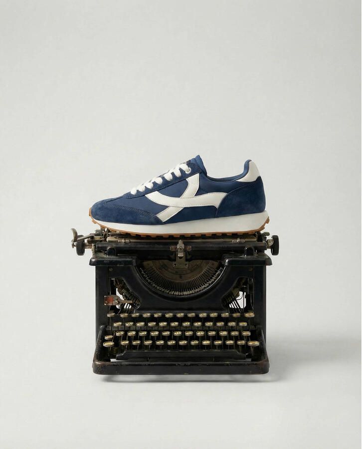 Boax Homerun leren sneakers donkerblauw - Foto 2